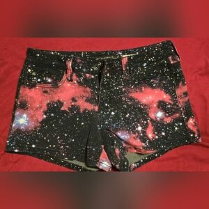 Lovesick Galaxy Print Lowrise Shorts Size 11